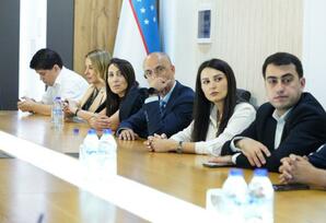 Özbəkistan İnformasiya və Kütləvi Kommunikasiya Agentliyi ilə tanışlıq olub - FOTO