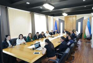 Özbəkistan İnformasiya və Kütləvi Kommunikasiya Agentliyi ilə tanışlıq olub - FOTO