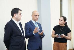 Özbəkistan İnformasiya və Kütləvi Kommunikasiya Agentliyi ilə tanışlıq olub - FOTO