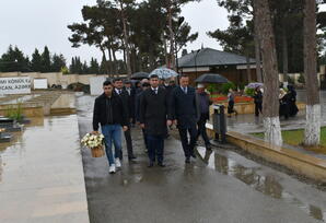 44 günlük Vətən müharibəsi şəhidlərinin  əziz xatirələri yad olunub FOTOLAR