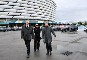 İlham Əliyev COP29-la bağlı yaradılan şəraitlə tanış olub