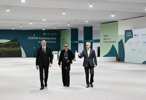 İlham Əliyev COP29-la bağlı yaradılan şəraitlə tanış olub