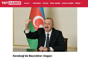 “TRT Haber” telekanalında Azərbaycanın Zəfərindən bəhs edilib - FOTOLAR 