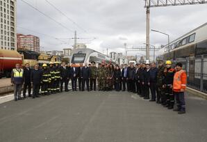 Bakı Dəmiryol Vağzalında təlim - FOTOLAR