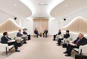 İlham Əliyev Belçikanın Baş naziri ilə görüşüb - FOTO