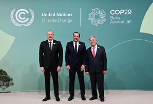 Bakıda COP29-un Liderlər Sammitinin iştirakçılarının qarşılanma mərasimi keçirilib - YENİLƏNİB - FOTOLAR