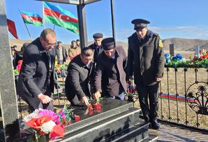Şəhidin əziz xatirəsi böyük ehtiramla yad edildi
