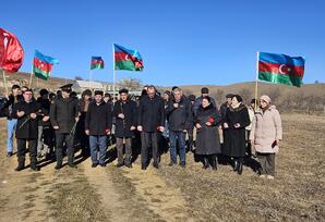 Şəhidin əziz xatirəsi böyük ehtiramla yad edildi