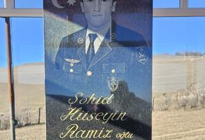 Şəhidin əziz xatirəsi böyük ehtiramla yad edildi