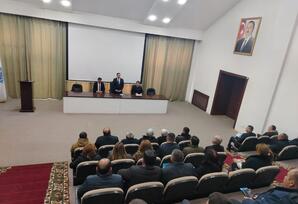 Yeni Azərbaycan Partiyası tərəfindən irəli sürülmüş bələdiyyə namizədləri ilə görüş keçirilib