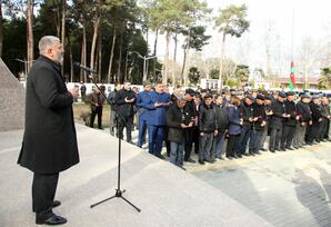 Ağcabədidə 20 yanvar şəhidlərinin xatirəsi anılıb
