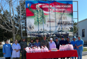 Azərbaycan Ordusunda silsilə bayram tədbirləri keçirilib - FOTOLAR