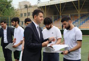 Yasamal rayonunda Ümummilli Lider Heydər Əliyevin anadan olmasının 102-ci ildönümünə həsr olunmuş idman yarışlarına yekun vurulub - FOTOLAR
