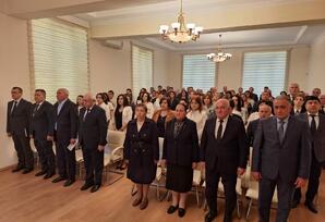 Qazaxda Ümummilli Lider Heydər Əliyevin anadan olmasının 102-ci ildönümünə həsr olunmuş tədbir keçirilib - FOTOLAR