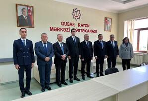 Qusarda Ulu Öndər Heydər Əliyevin 102 illiyinə həsr olunmuş tədbir keçirilib - FOTOLAR