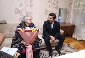 Şəhid anası Yeni Azərbaycan Partiyasına üzv oldu