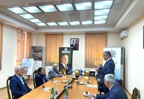 YAP Ağstafa rayon təşkilatında veteran partiyaçılarla görüş keçirilib - FOTOLAR