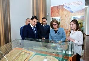 Mədəniyyət naziri Adil Kərimli Düşənbədə tacik həmkarı ilə görüşüb - FOTOLAR