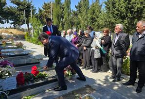 Şəhid Taleh Yusifovun məzarı ziyarət olunub