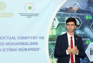 “İntellektual cəmiyyət və hibrid müharibələrə qarşı ictimai mübarizə” layihəsi çərçivəsində təlimlər keçirilib FOTOLAR