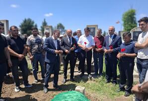 ŞƏHİD RUSLAN KAZIMOVUN İLDÖNÜMÜNDƏ XATİRƏSİ ANILIB