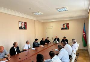 Göyçay rayonunda DAİM-in kollektivi, rayon zəhmətkeşləri, fermerlərlə görüşlər keçirilib