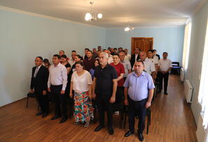 Tovuzda “Heydər Əliyev irsi və Azərbaycanın su ehtiyatları siyasəti” mövzusunda tədbir keçirilib