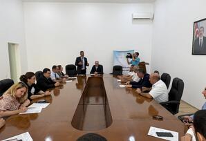 Şabranda şəhid ailələrinin və qazilərin iştirakı ilə tədbir keçirilib FOTOLAR