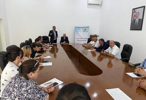 Şabranda şəhid ailələrinin və qazilərin iştirakı ilə tədbir keçirilib FOTOLAR