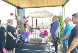 Ağstafa rayonunda vətən müharibəsi şəhidi  Orxan Avdıyevin doğum günündə xatirəsi anılıb