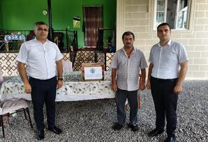 Şəhid ailələri ziyarət edilmişdir