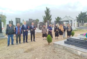Ağstafa rayonunda vətən müharibəsi şəhidi Zöhrab Abbasovun doğum günündə xatirəsi anılıb