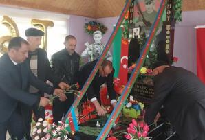 Şəhidin doğum günü münasibətilə məzarı ziyarət edilərək xatirəsi ehtiramla anıldı