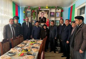 Şəhidin əziz xatirəsi böyük ehtiramla yad edildi