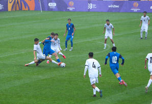 Azərbaycanın futbol millisi III MDB Oyunlarında finala yüksəlib - FOTOLAR