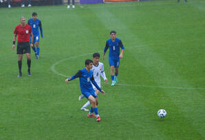 Azərbaycanın futbol millisi III MDB Oyunlarında finala yüksəlib - FOTOLAR