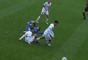 Azərbaycanın futbol millisi III MDB Oyunlarında finala yüksəlib - FOTOLAR