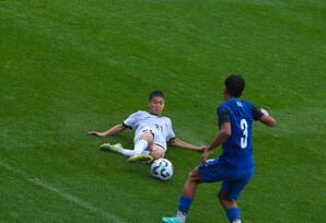 Azərbaycanın futbol millisi III MDB Oyunlarında finala yüksəlib - FOTOLAR