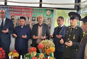 Şəhidin əziz xatirəsi böyük ehtiramla yad edildi