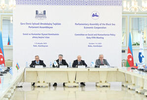 Bakıda QDİƏT PA-nın Sosial və Humanitar Siyasət Komitəsinin 65-ci iclası keçirilir - FOTOLAR