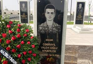 Şəhid Cəbrayıl Mikayılovun şəhadət günündə əziz xatirəsi yad edildi