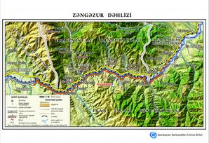 Zəngəzur dəhlizinin xəritəsi hazırlanıb