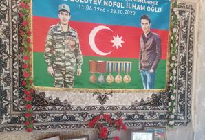 Şəhidin əziz xatirəsi böyük ehtiramla yad edildi