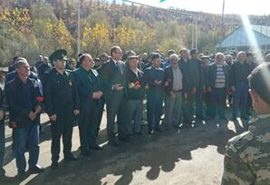 Şəhidin əziz xatirəsi böyük ehtiramla yad edildi