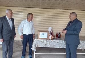 8 Noyabr - Zəfər Gününün beşinci ildönümü ilə əlaqədar  şəhid ailələri  ziyarət edilib