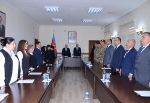 Kürdəmirdə “Konstitusiya və Suverenlik ili” çərçivəsində 8 Noyabr – Zəfər Gününə həsr olunan dəyirmi masa keçirilib