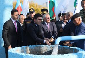 Tərtər rayon Səhləbad kəndində texniki su xəttinin açılış mərasimi keçirilib