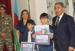 Nəsimi rayonunda “Dirçəliş Qarabağım” adlı təsviri sənət müsabiqəsi keçirilib