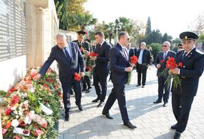 Tərtərdə Şəhidlər Abidə kompleksi ziyarət olunub