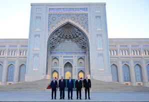 Prezident Daşkənddə İslam Sivilizasiyası Mərkəzi ilə tanış olub
